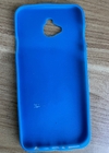 Blauwe kleur Silicone mobiele telefoon schelp, aangepaste iPhone schelp